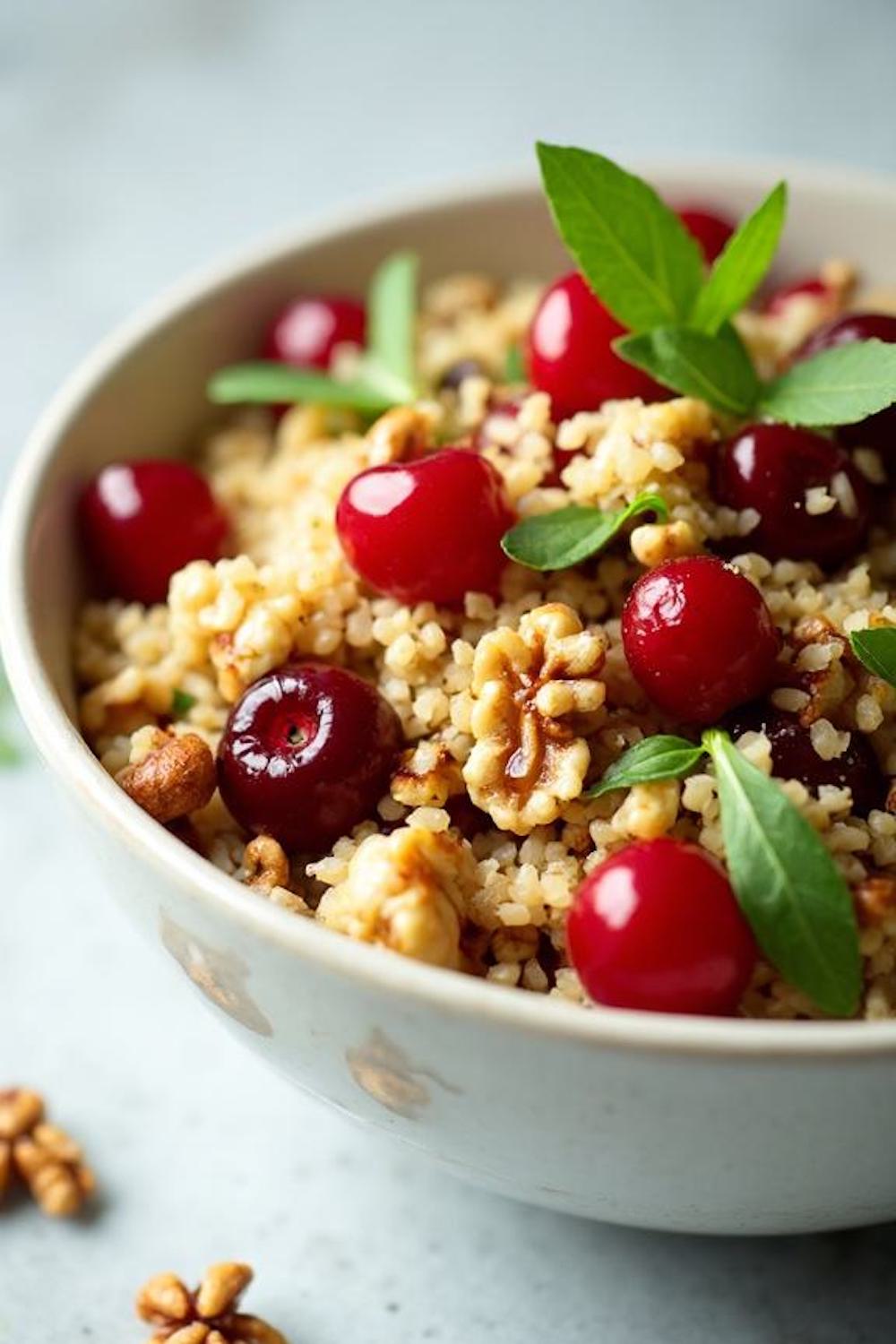 Bulgur Salad With Cherries and Toasted Walnuts01