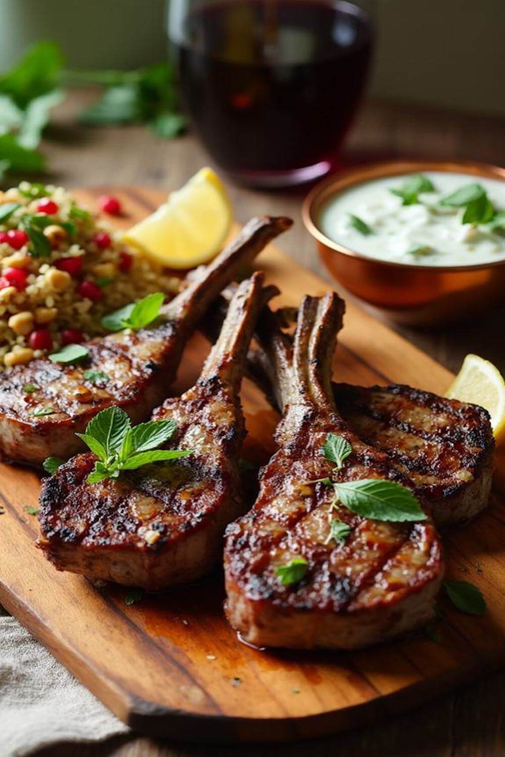 Masala-Spiced Grilled Lamb Chops